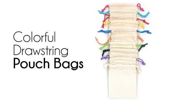 Colorful  Drawstring Pouch Bags - Pamusan.com