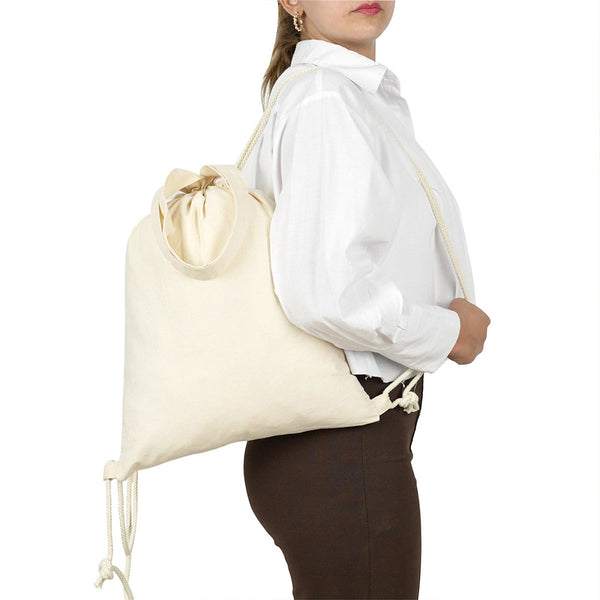 Christmas Drawstring Backpack Worn on the Back with Rope Straps - Pamusan.com