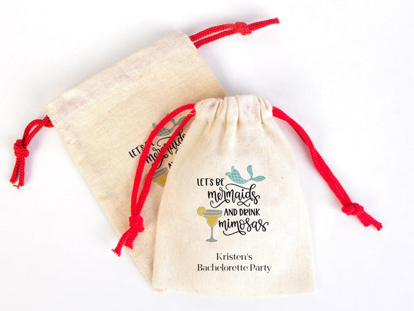 Bachelorette Party Bags 4"W x 5"H (10 cm x 13 cm) Hangover Survival Kit Pouches - Custom Hangover Recovery Bags - Pamusan.com