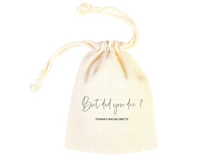 Bachelorette Party, Survival Kits, Hangover Kits, Custom Handmade Hangover Pouch Bag, Organic And Eco Friendly - Pamusan.com