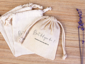 Bachelorette Party, Survival Kits, Hangover Kits, Custom Handmade Hangover Pouch Bag, Organic And Eco Friendly - Pamusan.com