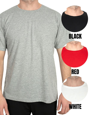 Basic T-shirt Gray Color 1.0 Quality - Pamusan.com