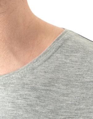 Basic T-shirt Gray Color 1.0 Quality - Pamusan.com