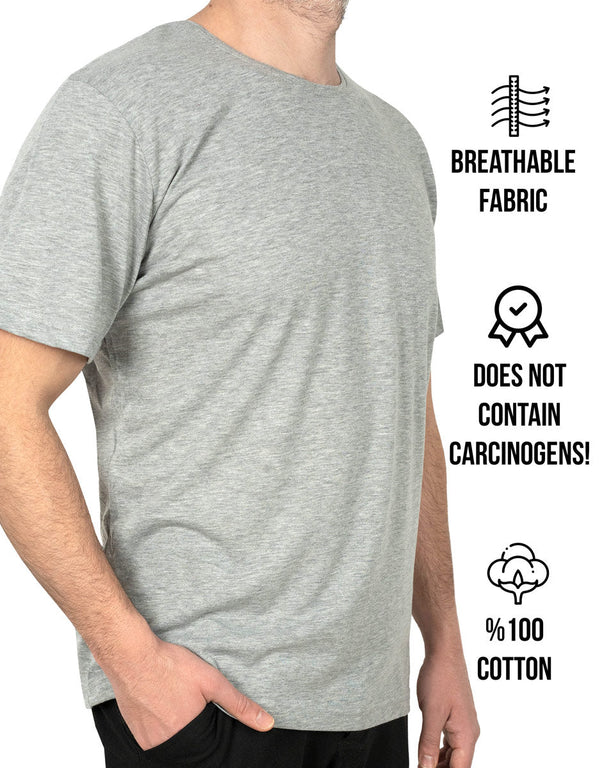 Basic T-shirt Gray - Print - Pamusan.com