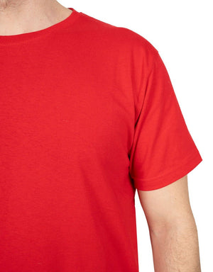 Basic T-shirt Red - Print - Pamusan.com