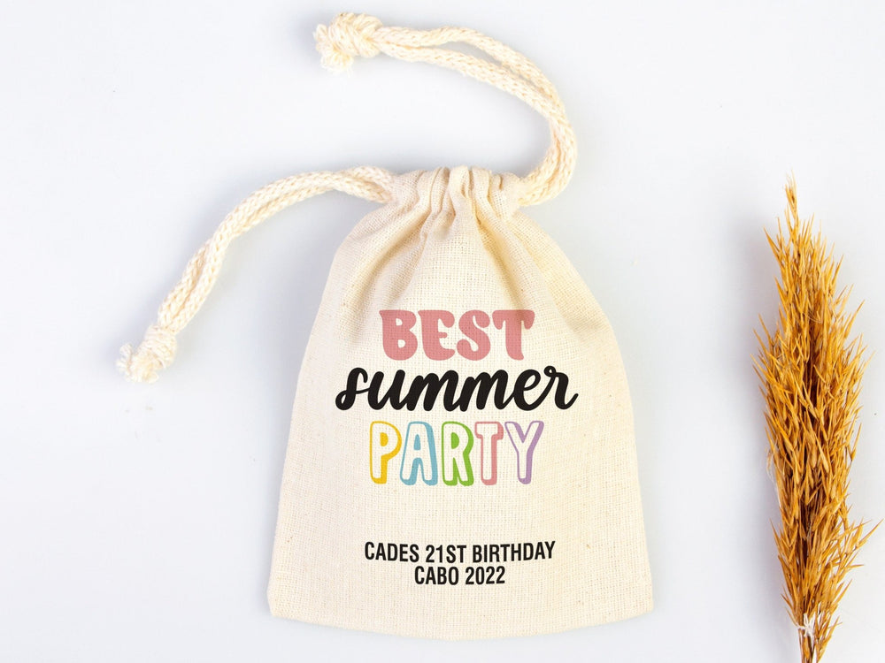 Best Summer Party Birthday Bags Party Recovery Survival Kit Bags - Custom Name Hangover Bags - Birthday Party - Custom Text or Photo - Pamusan.com