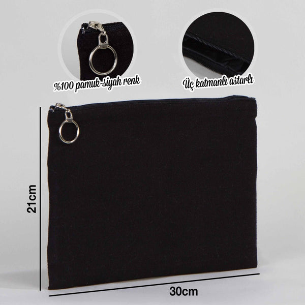 Black (30x21 cm) with a star - Pamusan.com