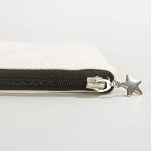 Blank Canvas Clutch Bag with Lining – 10"x7" Cotton Clutch Purse - Pamusan.com