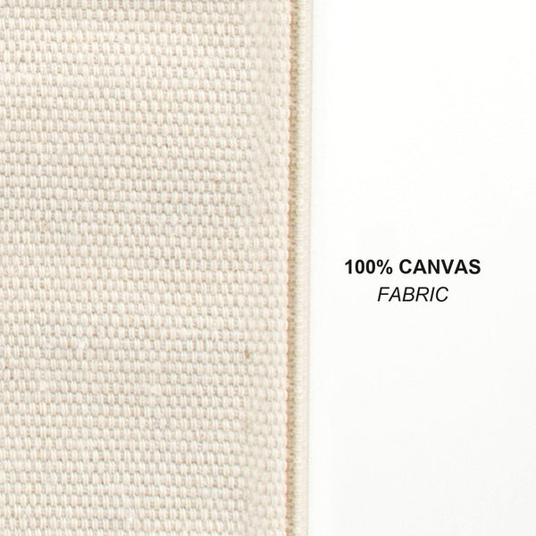 Blank Canvas Tote Bags 16"W x 14"H x 6"L – Two Side Pockets, Black Woven Handles, Full 6" Gusset – 450 gsm Cotton - Pamusan.com