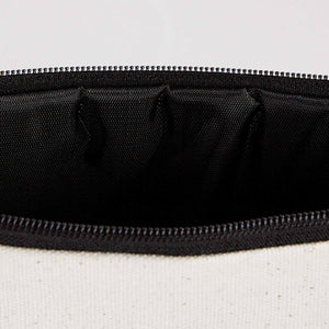 Blank Cotton Clutch Bag with Zipper – 12"x8" Lined Purse - Pamusan.com