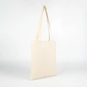 Blank Cotton Tote Bag 12"x14" – Natural Shoulder Tote, 6 oz Gabardine Fabric - Pamusan.com