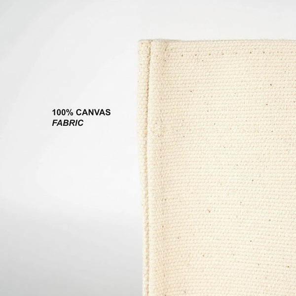 Blank Natural Canvas Tote Bag – Small 9"x10"x4" (22x25x10 cm) - Pamusan.com