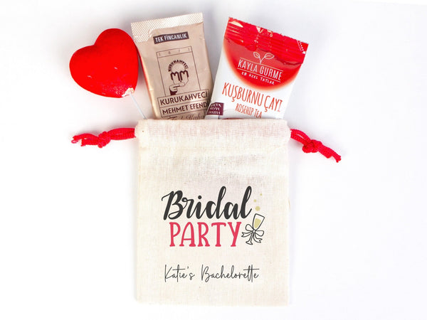 Bridal Party Bags, 4"W x 5"H (10 cm x 13 cm) Hangover Survival Kit Bags - Bachelorette Party Pouches - Custom Hangover Bags - Pamusan.com