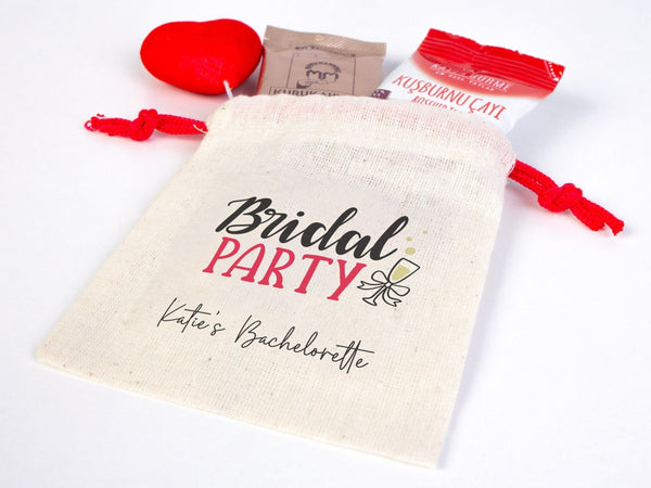 Bridal Party Bags, 4"W x 5"H (10 cm x 13 cm) Hangover Survival Kit Bags - Bachelorette Party Pouches - Custom Hangover Bags - Pamusan.com