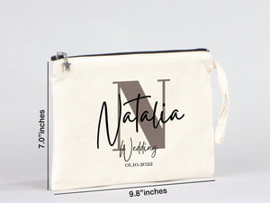 Bridal Party Clutch Bags – Custom Cotton Bridesmaid Wedding Gift - Pamusan.com