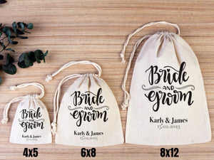 Bride And Groom Bag, Recover Kit Bags - Custom With Your Name Or Design, Bachelorette Party, The Groom The Bride Personalized - Pamusan.com