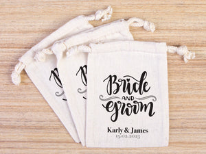 Bride And Groom Bag, Recover Kit Bags - Custom With Your Name Or Design, Bachelorette Party, The Groom The Bride Personalized - Pamusan.com