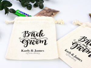 Bride And Groom Bag, Recover Kit Bags - Custom With Your Name Or Design, Bachelorette Party, The Groom The Bride Personalized - Pamusan.com