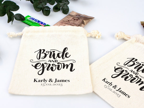 Bride And Groom Bag, Recover Kit Bags - Custom With Your Name Or Design, Bachelorette Party, The Groom The Bride Personalized - Pamusan.com