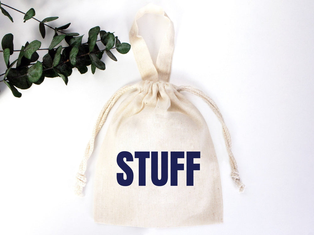 But First Champagne Bag, 6"W x 8"H (15 cm x 20 cm) Hangover kit Bag - Birthday Bag Organic Cotton - Pamusan.com