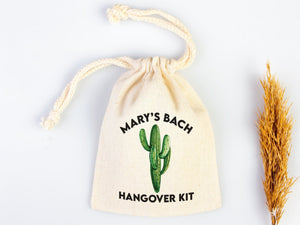 Cactus Hangover Kit Bags - Party Recovery Kit Bags - Survival Kit Pouch - Pamusan.com