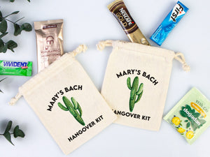 Cactus Hangover Kit Bags - Party Recovery Kit Bags - Survival Kit Pouch - Pamusan.com