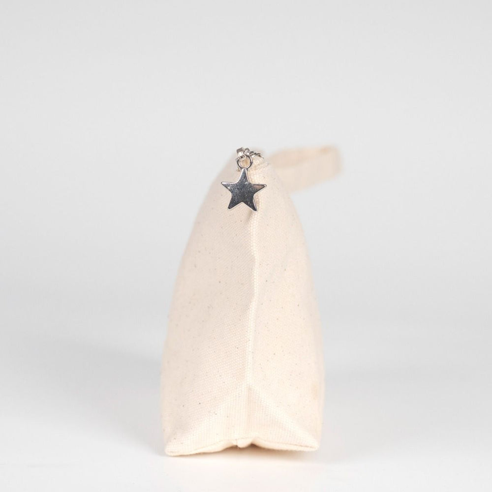 Canvas Clutch Bag – 10" x 6" x 2" | Natural Cotton Pencil & Makeup Pouch - Pamusan.com