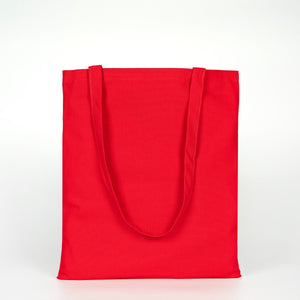 Canvas Tote Bags Red 14"W x 16"H – Blank Cotton Shopping & Gift Bags - Pamusan.com