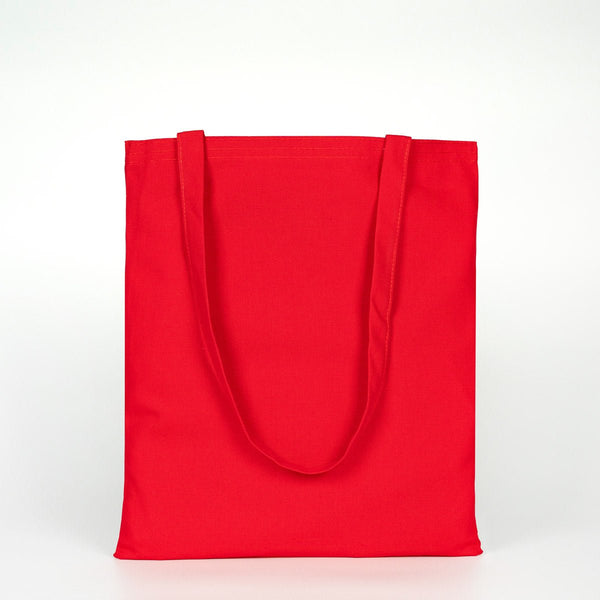 Canvas Tote Bags Red 14"W x 16"H – Blank Cotton Shopping & Gift Bags - Pamusan.com