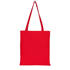 Canvas Tote Bags Red 14"W x 16"H – Blank Cotton Shopping & Gift Bags - Pamusan.com