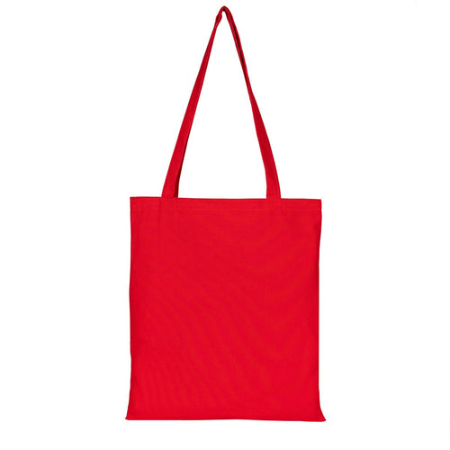 Canvas Tote Bags Red 14"W x 16"H – Blank Cotton Shopping & Gift Bags - Pamusan.com