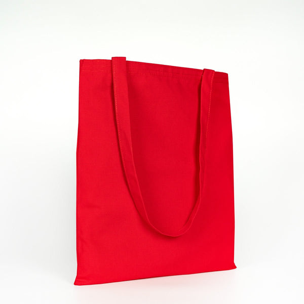 Canvas Tote Bags Red 14"W x 16"H – Blank Cotton Shopping & Gift Bags - Pamusan.com