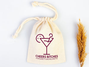 Cheers Bitches Hangover kit Bags, Survival, Recovery Kit Party Custom Name Print - Pamusan.com