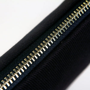 Clutch Bag Black 8"x6" – Cotton Zipper Cosmetic & Reusable Makeup Pouch - Pamusan.com