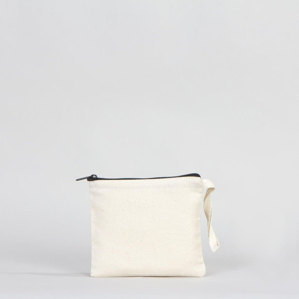 Clutch Gabardine Bag – 6"x5" Natural Cotton Unlined Pouch - Pamusan.com
