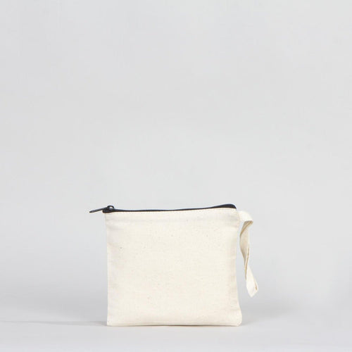 Clutch Gabardine Bag – 6"x5" Natural Cotton Unlined Pouch - Pamusan.com