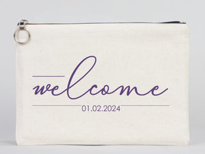 Clutch Wedding Gift – Custom Cotton Big Clutch Bag 12"W x 8"H – Wedding Cotton Clutch Gift – Clutch Wedding - Pamusan.com