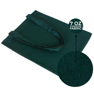 Cotton Bag - 14" x 16" (35 x 40 cm) Green - 6 oz - Pamusan.com