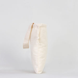 Cotton Pouch Bag 6"x8" – Natural Drawstring Favor Bag with Short Handle - Pamusan.com