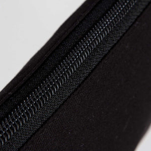 Custom Black Cotton Clutch Pouch – 10" × 7" (25 × 18 cm) - Pamusan.com