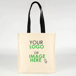 Custom Canvas Tote Bag – Large Printed 14.5"x14.5"x5.5" (37x37x14 cm) - Pamusan.com