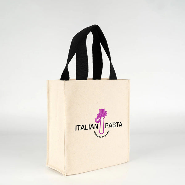 Custom Canvas Tote Bag – Small Printed 9"x10"x4" (22x25x10 cm) - Pamusan.com