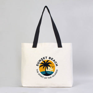 Custom Canvas Tote Bag with Logo – 18"W x 14"H x 3"L | Wholesale Promotional Bags - Pamusan.com