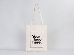 Custom Canvas Tote Bags Bulk – 14"x16" Natural Color with Logo Printing | Wholesale Cotton Totes - Pamusan.com