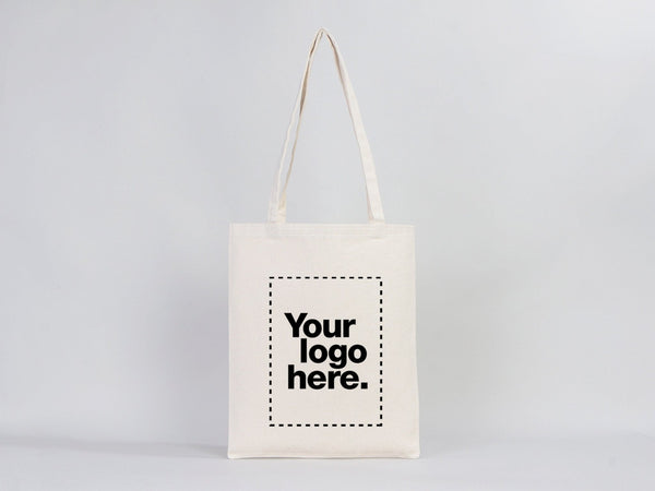 Custom Canvas Tote Bags Bulk – 14"x16" Natural Color with Logo Printing | Wholesale Cotton Totes - Pamusan.com