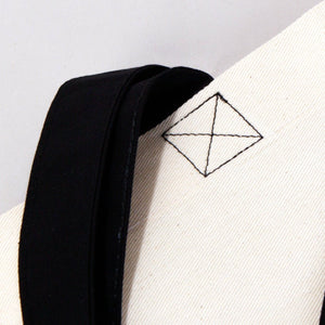 Custom Cotton Tote Bag – 16" × 14" (40 × 35 cm) – Black Handles - Pamusan.com