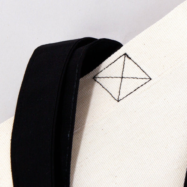 Custom Cotton Tote Bag – 16" × 14" (40 × 35 cm) – Black Handles - Pamusan.com