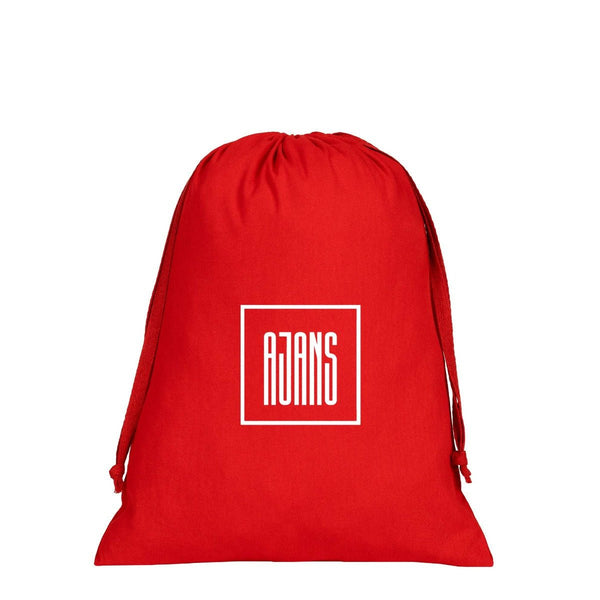 Custom Fabric Pouch Red - 10" x 14"(25 cm x 35 cm) - 4 oz - Pamusan.com