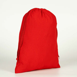Custom Fabric Pouch Red - 12" x 16"(30 cm x 40 cm) - 4 oz - Pamusan.com
