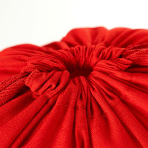 Custom Fabric Pouch Red - 12" x 16"(30 cm x 40 cm) - 4 oz - Pamusan.com